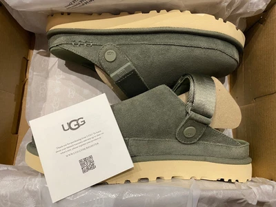 £155 • Buy UGG Women’s Goldenstar Clog Moss Green U.K 6 🚚 FREE DELIVERY