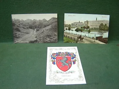 1906 Dartford Kent Postcards Phoenix Mills The Dell Dartford Heath + Heraldic • £4.99