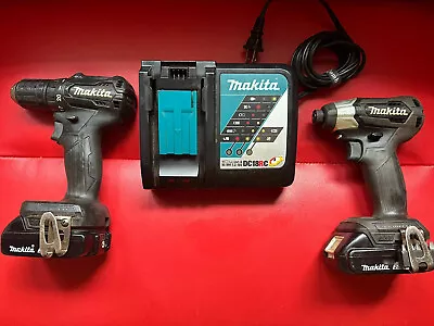 MAKITA XDT15 (Impact Driver )And XFD11 ( Drill)  18 V With Batteries And Charger • $150