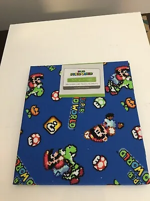 Brand New Nintendo Super Mario Retro Cotton Toss Fabric Fat Quarter 18  X22  • $5.99