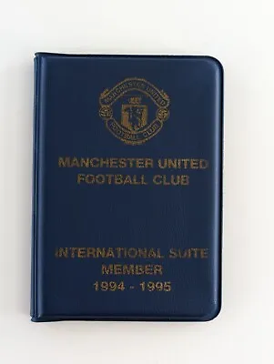 £10.99 • Buy Manchester United 1994/1995 International Suite Member Season Ticket Booklet