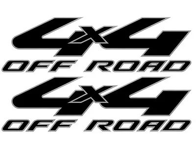 2008-2010 4x4 Decals For Ford Super Duty(F 250 F 350 F 450) Off Road BLACKOUT • $11.99