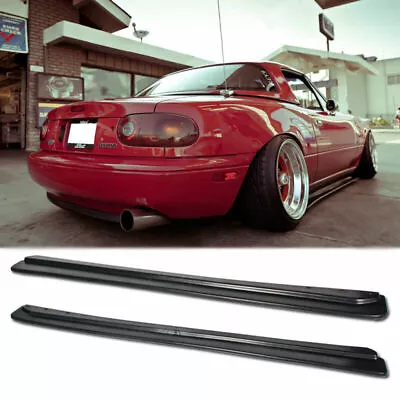 Eos Feed Style Abs Side Rocker Panel Skirts Fd For Mazda Mx5 Miata 1990-1997 Na • $100