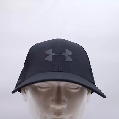 Under Armour Hat Cap Storm1 Men's UA Water Resistant Black Blackout Hat Cap • $26.64