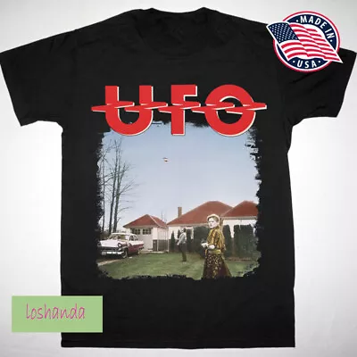 UFO Band Music For Lovers Black T-Shirt Cotton All Size Unisex S-4XL RY6782 • $7.65