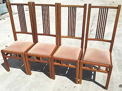 Set Of 4 Mission Arts & Crafts Thomas Moser Style Dining Chairs • $995