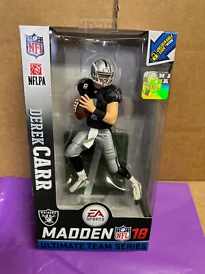 McFarlane NFL Madden 18 Series 2 Derek Carr Oakland Raiders Black Jersey NEW • $29.95