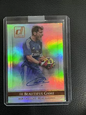 2015 Donruss The Beautiful Game Signatures Iker Casillas BG-IC Auto Autograph • $109.99