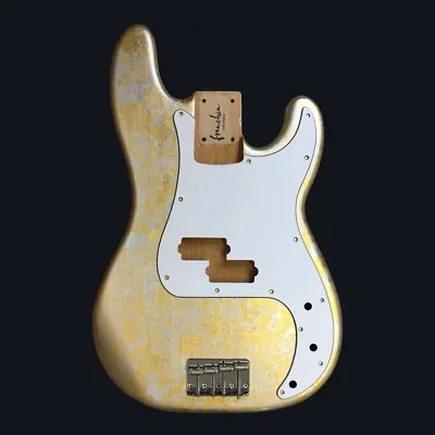 FRANCHIN Jupiter Bass Body Impressionist METALLIC LEAF P-Bass Type*MADE TO ORDER • £564.22