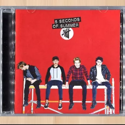 5 SECONDS OF SUMMER Self Titled Deluxe RED Cover CD • $14