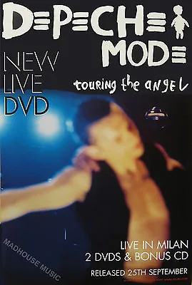 DEPECHE MODE POSTER Touring The Angel UK PROMO ONLY 77cm X 49 In-Store Rare • $26.90
