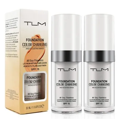 2X TLM Pro Classic Colour Changing Foundation Magic Flawless Concealer Makeup • $12.98