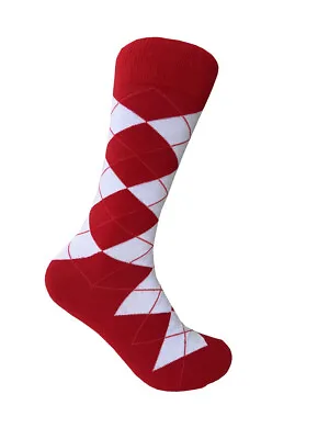 Triple M Plus Men's Mid-calf Dress Casual Argyle Socks In Various Colors • $13.99