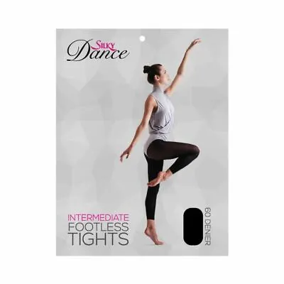 £6.35 • Buy Silky Footless Dance Tights Girls, Ladies - All Colours All Sizes