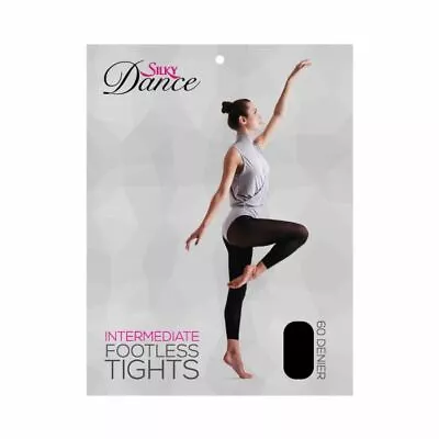 Silky Footless Dance Tights Girls Ladies - All Colours All Sizes • £6.35