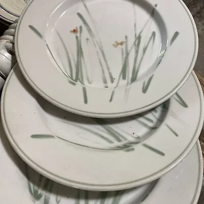 Set Of 3 Mikasa Studio Nova Sketch Book Salad Plate Fine China L9175 Floral 8” • $16.80