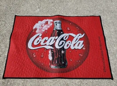 Coca-Cola Coca Cola Red Fabric Placemat 18x13 • $11.95