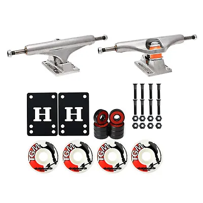 Independent Skateboard Trucks Mids Kit (Choose Size) + Wheels Bearings Hardware • $57.95