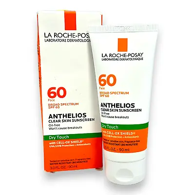 La Roche-Posay Anthelios Clear Skin Sunscreen SPF 60 Dry Touch 3.0fl.oz./90ml • $26.95