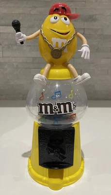 £19.99 • Buy Yellow Peanut Chocolate M&Ms Hip Hop Dispenser Retro Display Mini Machine Music