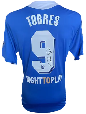 £200 • Buy Fernando Torres Signed Chelsea 2012 Munich Ucl Winners Home Shirt