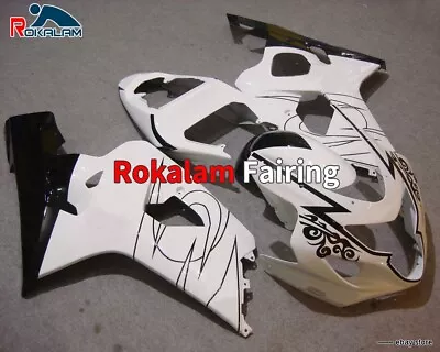 For Suzuki ABS Parts GSXR600 GSXR750 K4 2004 2005 White Black Motorcycle Fairing • $429