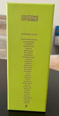 Louis Vuitton City Guide 2002 European Cities • £25