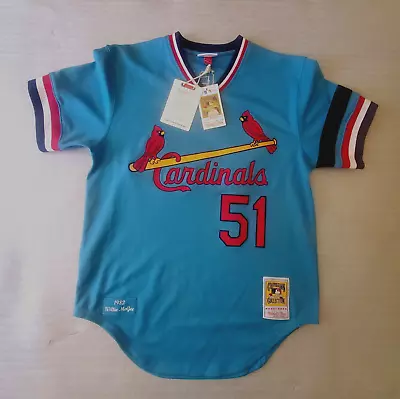 Authentic Mitchell & Ness 1982 St. Louis Cardinals Willie McGee 51 Jersey.  44L • $499.99