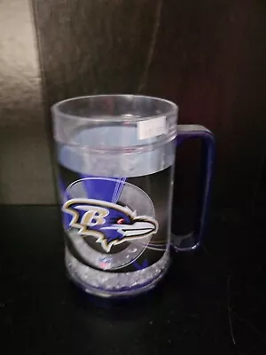 NFL 16 Oz Crystal Frosted Freezer Mug Beer Drink Glass Minnesota Vikings T8#35 • $8.29