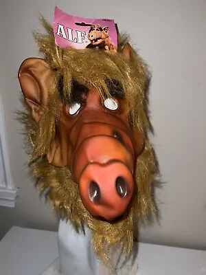 NWT ALF Halloween Costume Adult Furry & Rubber Mask Collegeville - Vintage Mask • $45