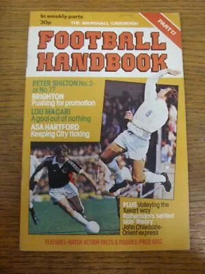 1978 Marshall Cavendish Football Handbook: Part 17 (creased). All UK Orders Have • £3.99