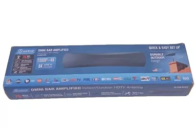 ANTOP AT-420B HDTV Omni-Directional TV Antenna 75 Mile Black Indoor Outdoor NEW • $29.96