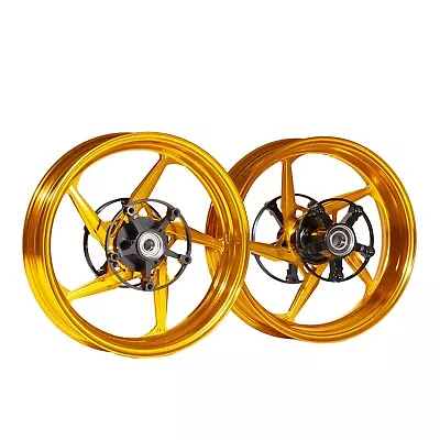 MOS Forged Aluminum Alloy Wheels Rims For Yamaha TMAX 530 ABS 2015-2016 - Gold • $1702