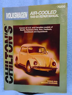 VW Beetle Ghia Fastback 1949-1969 Chilton Workshop Manual Bus Service & Repair • $32