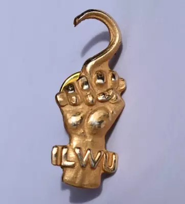 Ilwu International Longshoreman Warehouseman Union Trade Lapel Pin Goldtone • $21.93