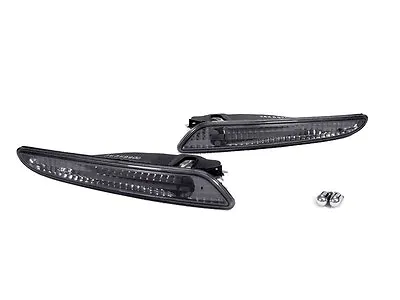 Smoke Bumper Side Marker Light + Chrome Bulb For 2007-2009 Mercedes W211 E-Class • $26.94