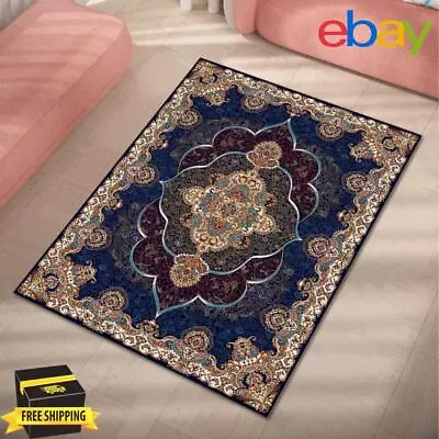 Persian Prayer Mat Non-Slip Boho Hallway Carpets Decorative Mat For Muslim Decor • $16.05