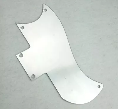 Aluminum SG Standard Pickguard 1 Ply Silver Chrome For USA Gibson SG Guitar • $19.99