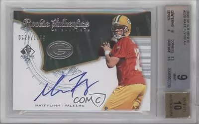 2008 SP Authentic Authentics Signatures Matt Flynn BGS 9 MINT Rookie Auto RC • $24.40