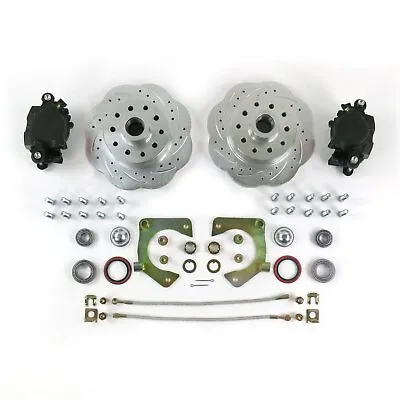 Mustang II Disc Brake Conversion 2-piece Spindle 11in Big Brake Conversion 5x4.5 • $480.80