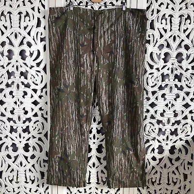 Vtg 10X Gore-Tex Rainwear Realtree Camo Pants Hunting Made In USA Mens XXXL Tall • $39.99