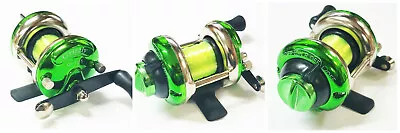 3 Each Grizzly Mini Crappie Reel G-101 Green (for Crappie Pole/rod) • $29.95