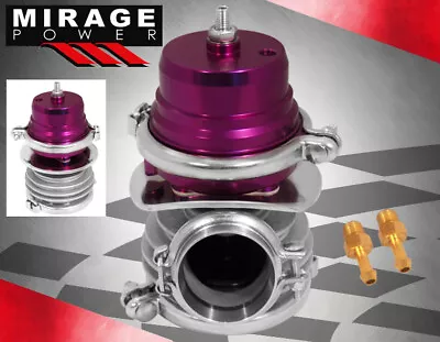 Jdm 50mm Vband Flange External Mounted Turbo Charger Waste Gate Kit Purple • $40.99