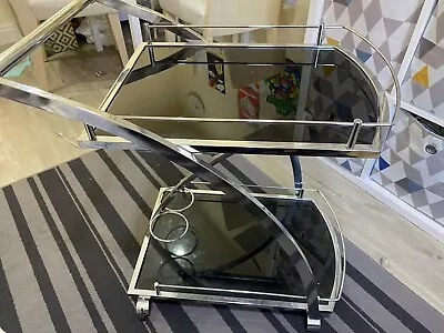 Metal Tea Trolley On Wheels • £60