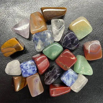 £6.79 • Buy 24Pcs  Assorted Tumbled Stones Natural Mixed Crystals Gemstone Mineral 15-20mm