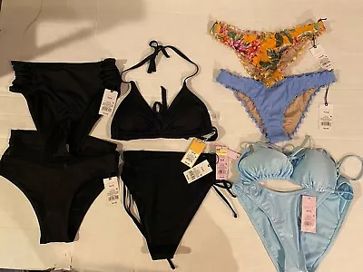 Lot 8 Pieces Women’s Swimsuit Bikini Size Small New $150+ Retail Free/Fast Ship • £38.61