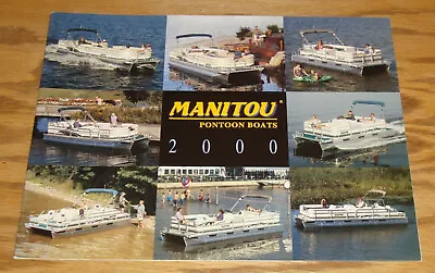 Original 2000 Manitou Pontoon Boat Sales Brochure 00 Legacy Oasis Osprey Spirit • $10