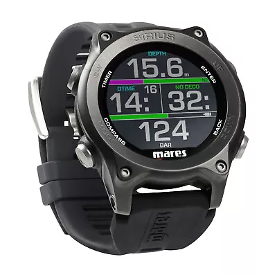 Mares Sirius Scuba Diving Computer Scuba Diving Watch 414145 • $999.95