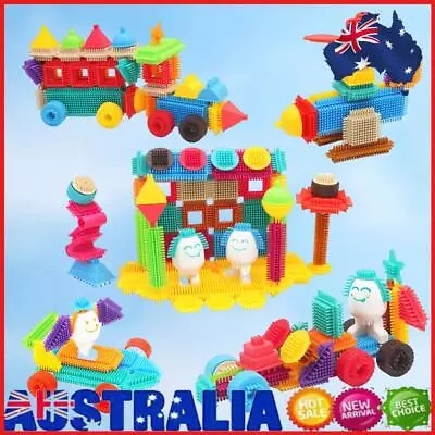 Bristle Shape Blocks Build And Play Fun Bricks Set For Boys Girls (100pcs) • $42.12
