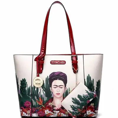 $89.99 • Buy Authentic Frida Kahlo Cactus Series 2 In 1 Shopper Tote Bag